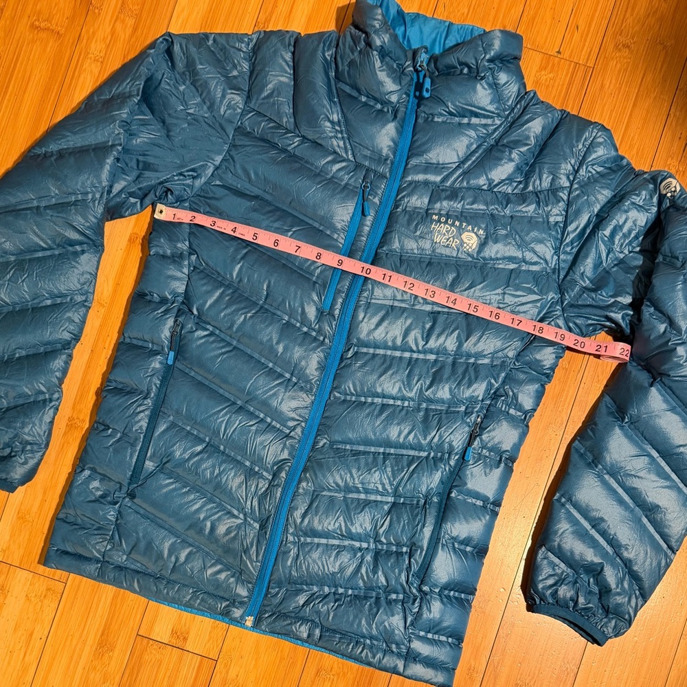 Mountain Hardware Stretch Down 750 Q Shield Jacket Blue Size S - Picture 10 of 14
